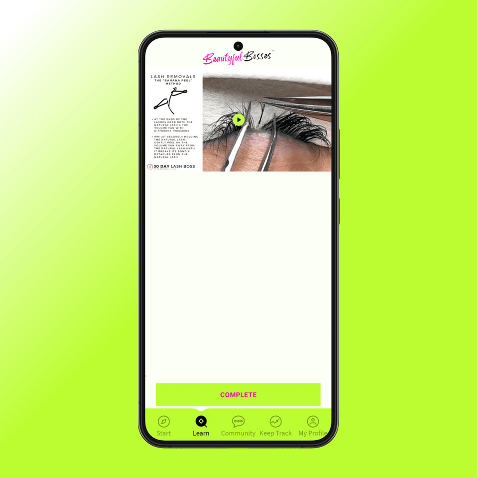 Russian Volume & Hybrid Lashes Program (Beautyful Bosses App - Early Access)