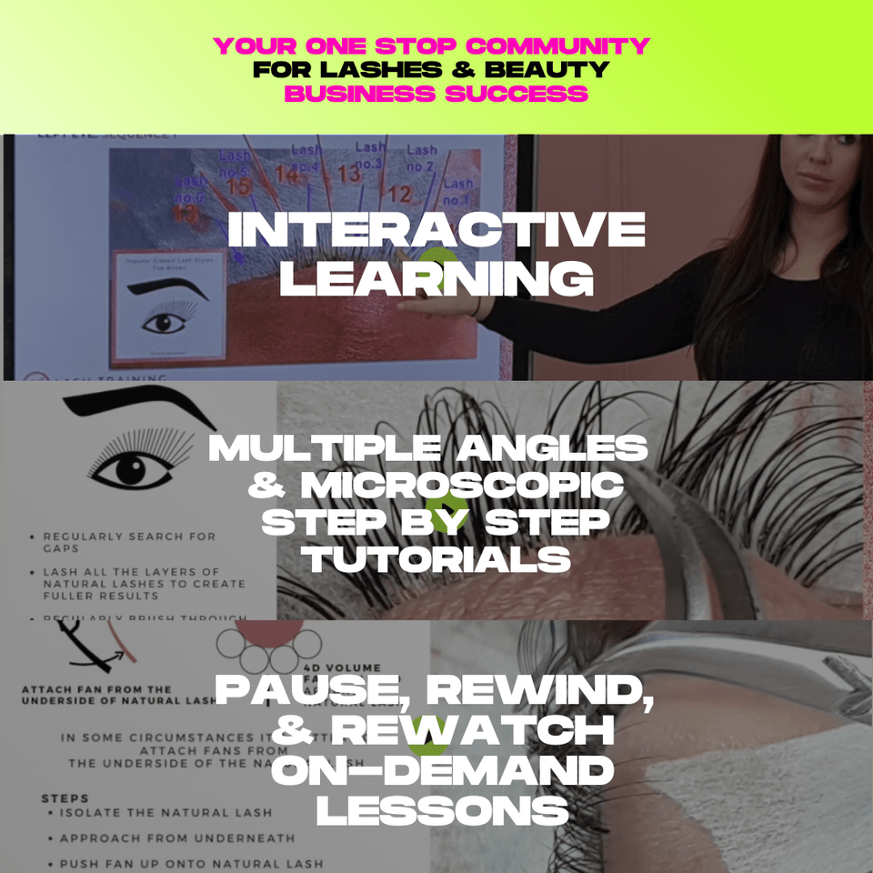 Russian Volume & Hybrid Lashes Program (Beautyful Bosses App - Early Access)